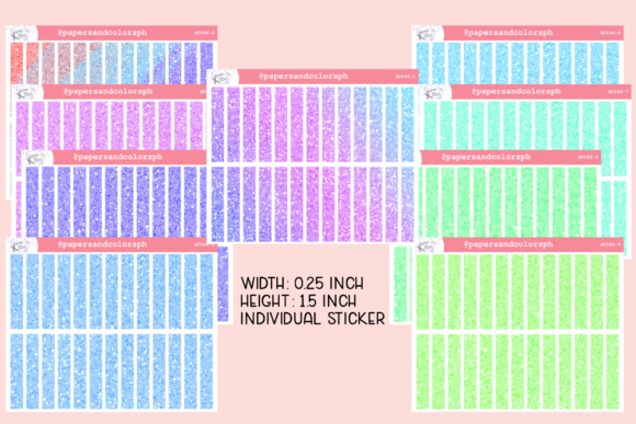 Download Faux Glitter Header Sticker Sheet - Premium Resources