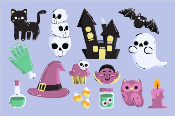 Download Halloween Aesthetic Clipart Illustration - Illustration Collection