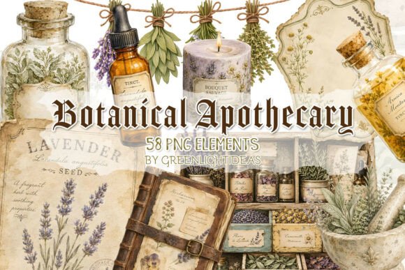 Download Botanical Apothecary Journal Ephemera - Botanical Collection