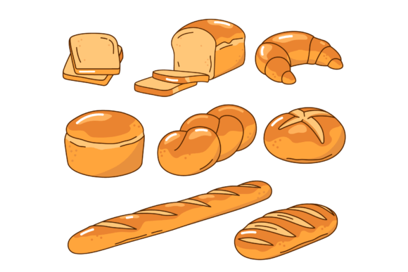 Download Bread, Bakery Hand Drawn Illustrations - Illustration Collection