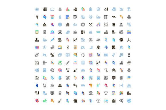 Download Diverse Abstract Icons Representing Tech - Abstract icons Collection
