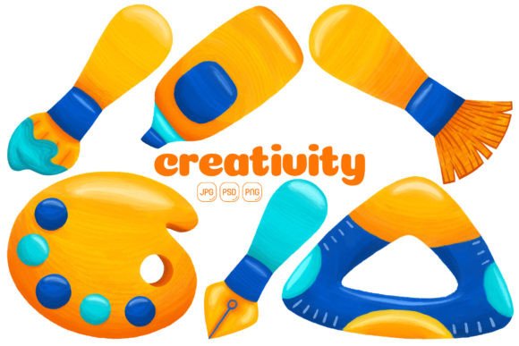 Download Creativity Element Illustration Pack 03 - Illustration Collection