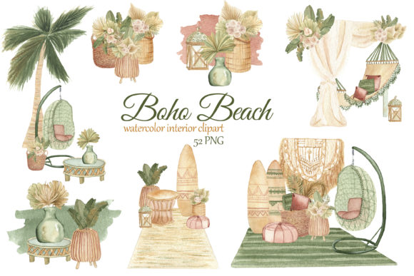 Download Boho Beach House Clipart - House Collection